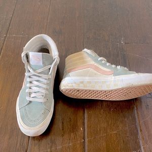 High Top Vans. pastel colors